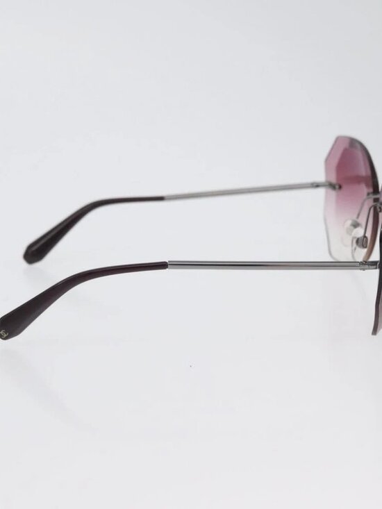 CHANEL Sunglasses metal Bordeaux CC Auth SW2292V main image 10